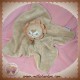 BENGY DOUDOU LION PLAT BEIGE CRINIERE ORANGE SOS