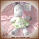 NICOTOY SOS DOUDOU ZEBRE VACHE JAMBES GRIS VERT ROSE 9