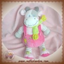 NICOTOY SOS DOUDOU VACHE GIRAFE ROSE SALOPETTE ECHARPE VERTE