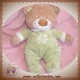 KIABI SOS DOUDOU OURS BEIGE CORPS VERT MARGUERITE FLEUR NICOTOY