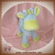 MOTS D'ENFANTS DOUDOU GIRAFE BLEU VERTE