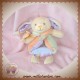 DOUDOU ET COMPAGNIE SOS LAPIN LOUPICHOU HOCHET PASTEL PAPILLON