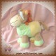 NICOTOY SOS DOUDOU GIRAFE VACHE BEIGE VERT JAUNE