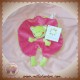 NICOTOY DOUDOU GRENOUILLE PLAT ROSE VERT 9 SOS