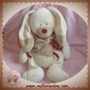 NICOTOY DOUDOU LAPIN BASTIEN VESTE BEIGE BOUT BORDEAUX 38 SOS