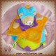 DOUDOU ET COMPAGNIE SOS OURS PRINCE INDIDOUS PLAT BLEU ORANGE