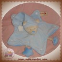 NICOTOY DOUDOU OURS PLAT BLEU ETOILE SOS