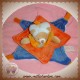 DOUDOU ET COMPAGNIE SOS OURS PRINCE INDIDOUS PLAT BLEU MARINE ORANGE