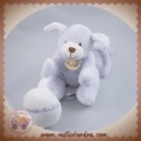 DOUDOU ET COMPAGNIE CHIEN VIOLET MAUVE BLANC POUET POUET SOS