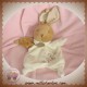 DOUDOU ET COMPAGNIE SOS LAPIN MARRON MARIONETTE BLANC BIO