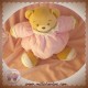 KALOO DOUDOU OURS ANGE ROSE COLERETTE BLANCHE SOS