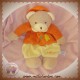 MINILAND FUPA DOUDOU OURS PLAT BEIGE JAUNE ORANGE SOS