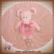 BOUT'CHOU MONOPRIX DOUDOU SOURIS HOCHET ROSE SOS