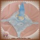 NICOTOY DOUDOU OURS BEIGE PLAT BLEU LIT OISEAU SOS