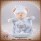 NICOTOY SOS DOUDOU OURS BEIGE PLAT BLEU ETOILES FENETRE