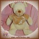 NICOTOY DOUDOU OURS ECRU BASTIEN VESTE BEIGE SOS