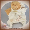 DOUDOU ET COMPAGNIE SOS OURS MARRON MARIONNETTE BLANC BIO