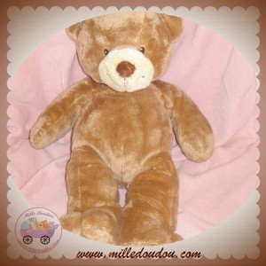 NICOTOY DOUDOU OURS MARON 38 CM SOS