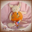 BABYNAT BABY NAT DOUDOU SOURIS CORPS ORANGE SPIRALE SOS