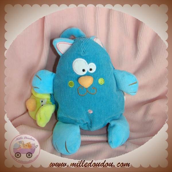 Creativtoys Doudou Chat Bleu Sos