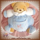 KALOO DOUDOU OURS BEIGE BOULE BLEU POCHE K SOS