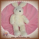 NOUNOURS DOUDOU LAPIN BOUCLETTE ECRU BLANC SOS