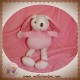 BABYNAT BABY NAT DOUDOU LAPIN ROSE BRAS RAYE SOS