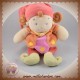 NICOTOY SOS DOUDOU LUTIN POUPEE ROUGE ORANGE COEUR 22 CM