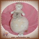 NICOTOY DOUDOU OURS BEIGE TAUPE MUSICAL BOULE SOS