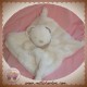 NICOTOY DOUDOU OURS PLAT BLANC BANADANA MARRON TEDDY SOS