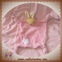 KALOO SOS DOUDOU LAPIN BEIGE PLAT ROSE VELOURS LILIROSE