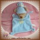 NICOTOY DOUDOU OURS BEIGE PLAT BLEU ETOILES CADRE SOS