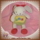 NOUNOURS DOUDOU LAPIN LEO VERT JAUNE ROUGE SOS