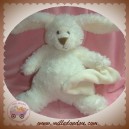 BABYNAT DOUDOU LAPIN GOLDY BLANC BOUCLETTE MOUCHOIR SOS