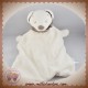 NICOTOY SOS DOUDOU OURS PLAT BLANC BANADANA TAUPE TEDDY