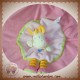 SIDJ DOUDOU GIRAFE PLATE ROSE VERT COEUR BLEU SOS 