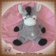 NICOTOY DOUDOU CHEVAL GRIS NOIR SOS