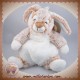 NICOTOY SOS DOUDOU LAPIN POIL ROUX MARRON BLANC