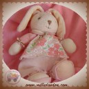 KALOO DOUDOU SOS LAPIN LILIROSE HOCHET FLEUR 23 cm