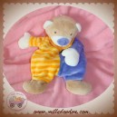 BABYSUN SOS DOUDOU OURS BEIGE PLAT JAUNE VIOLET