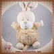 NICOTOY SOS DOUDOU LAPIN BOULE BEIGE MUSICAL ABC 22 cm