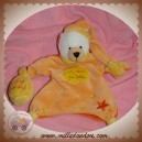 CMP SOS DOUDOU OURS MARIONNETTE ORANGE POUDRE UN REVE BEBE