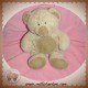 NICOTOY DOUDOU OURS BEIGE VENTRE MARRON SOS