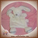 NICOTOY SOS DOUDOU LAPIN BLANC PLAT ECHARPE