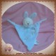 BRUIN'S BABY ON BOARD DOUDOU LAPIN PLAT BLEU HOCHET SOS