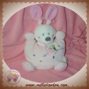 NICOTOY SOS DOUDOU LAPIN ROSE QUASI PLAT OISEAU