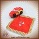 DISNEY NICOTOY DOUDOU VOITURE CARS PLAT ROUGE SOS