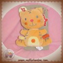 NICOTOY SOS DOUDOU CHAT QUASI PLAT ORANGE JAUNE 15 CM SOS 