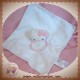 DMC DOUDOU CHAT PLAT BLANC HELLO KITTY BAVOIR SOS