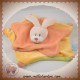 BABYNAT BABY NAT SOS DOUDOU LAPIN STELLOU PLAT JAUNE ORANGE VERT